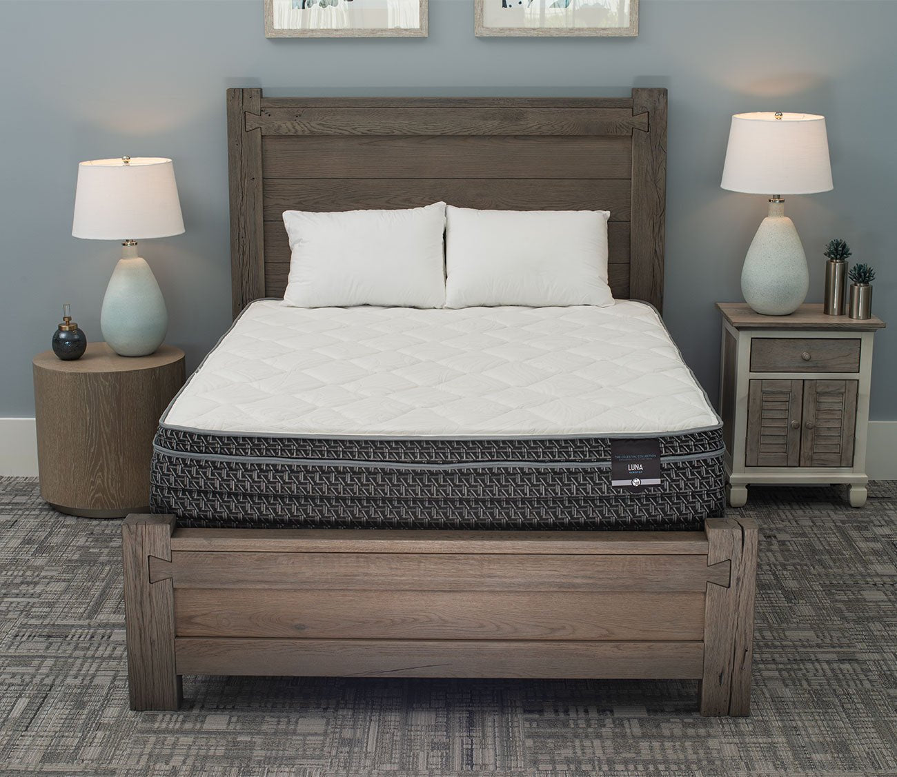 Luna Euro Pillow Top 460-Coil Innerspring Mattress