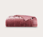 Silk Velvet Quilted Counterpane Bedspread Four Colors