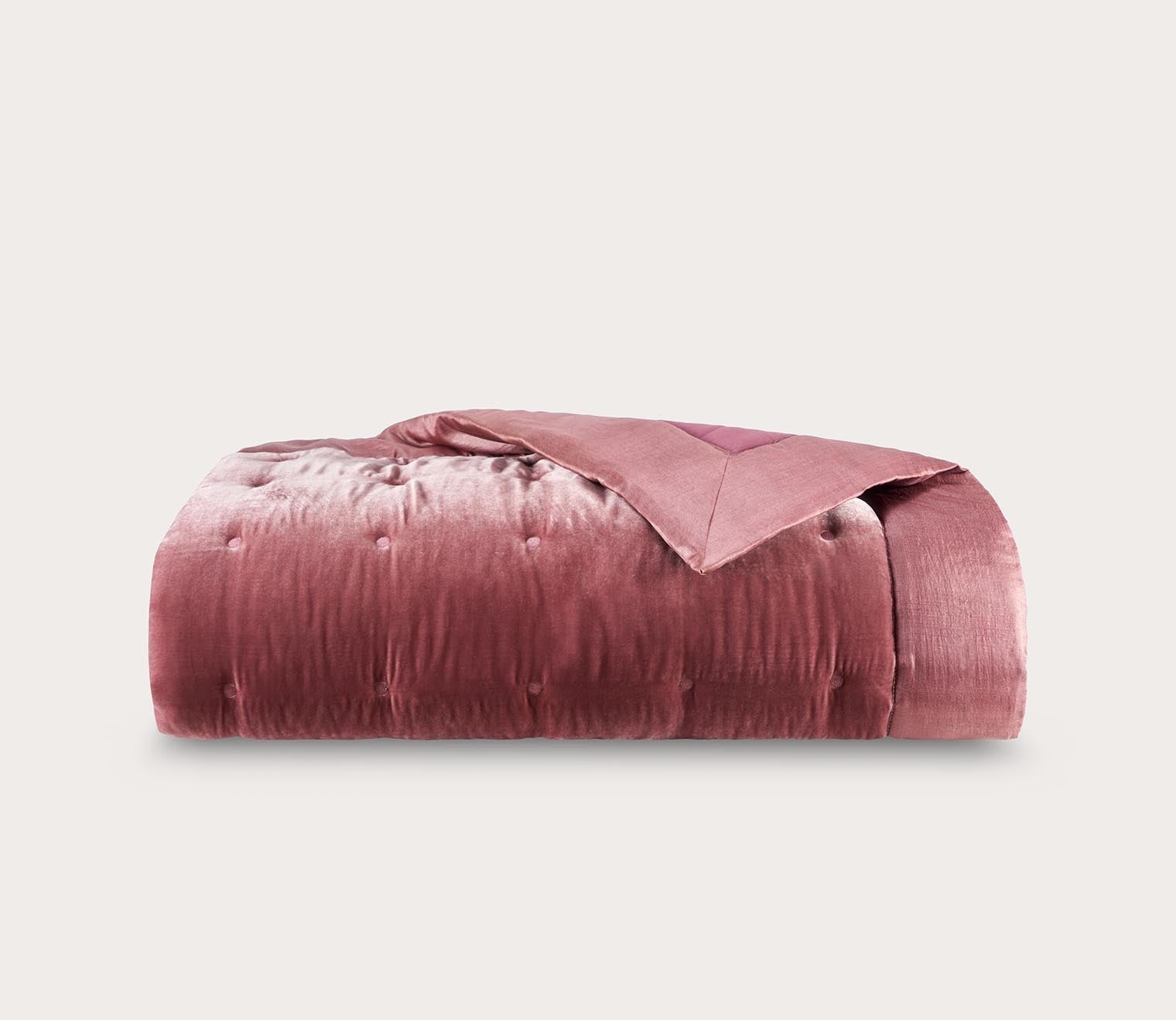 Cocon Silk Velvet Quilted Counterpane Bedspread