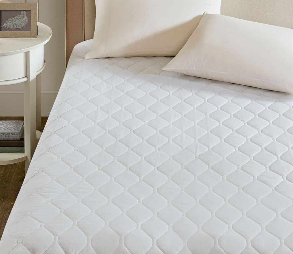 Cotton Blend Heated Mattress Pad