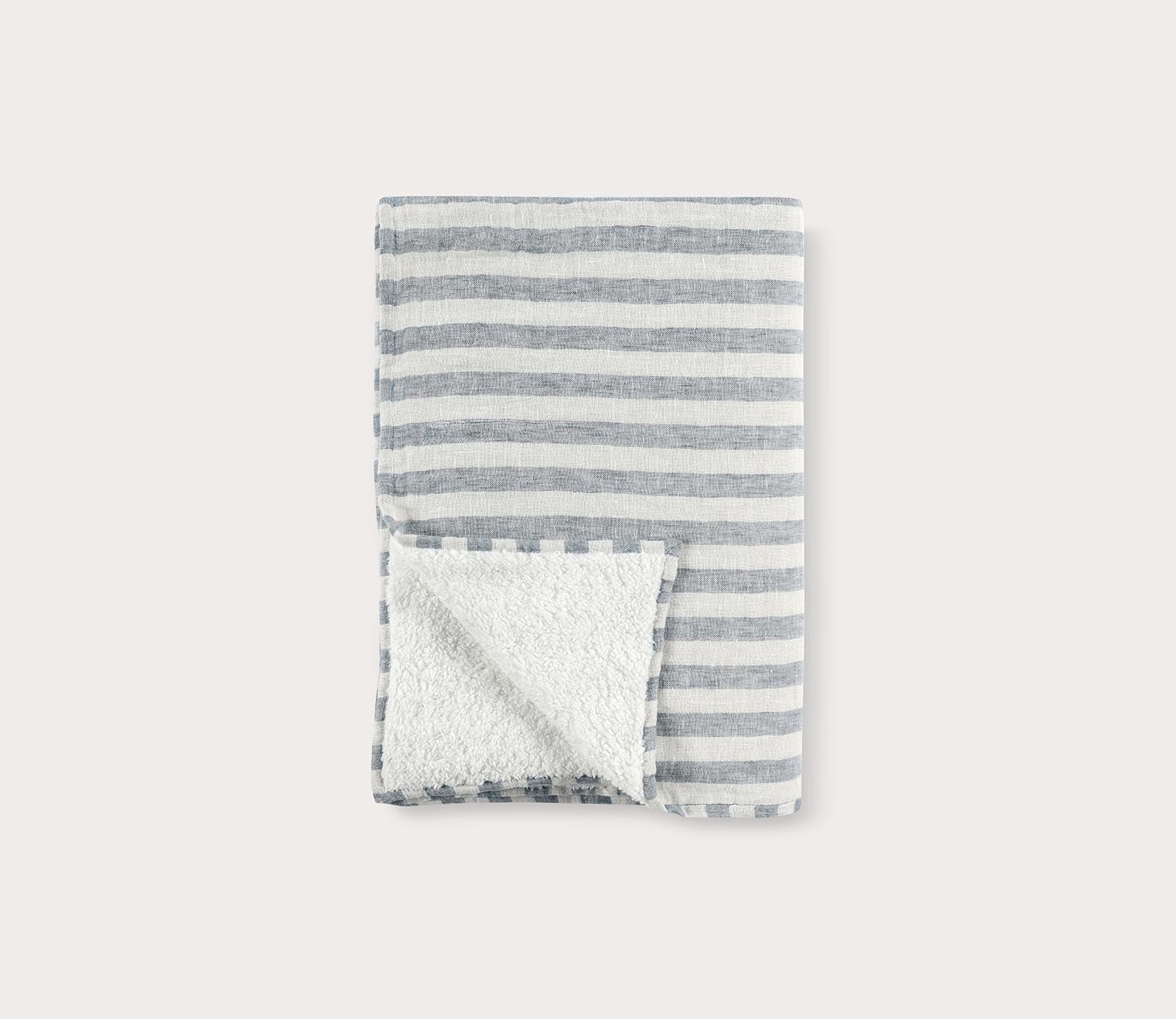 Cyprus Ivory Blue Throw Blanket