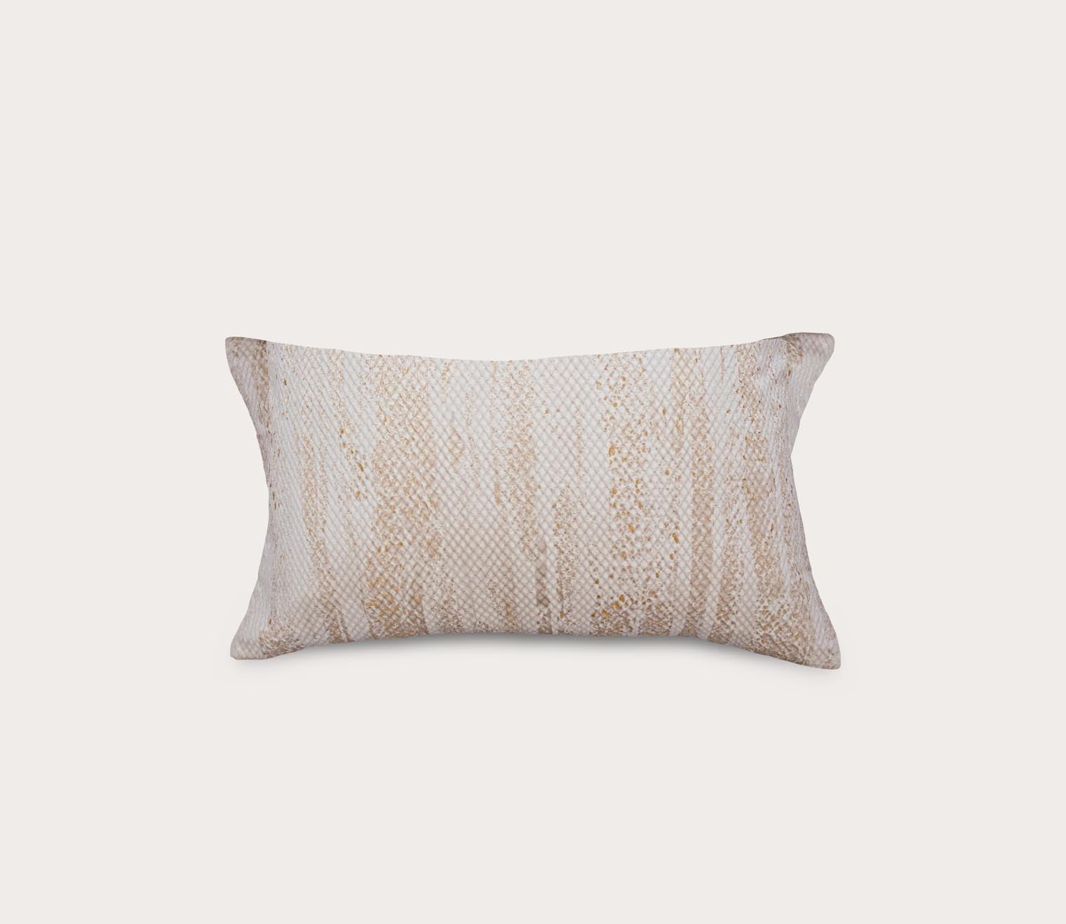 Escama Diamond Weave Metallic Throw Pillow Cover