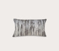 Escama Diamond Weave Metallic Throw Pillow Cover