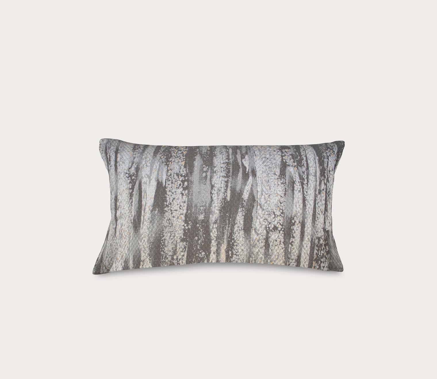 Escama Diamond Weave Metallic Throw Pillow Cover
