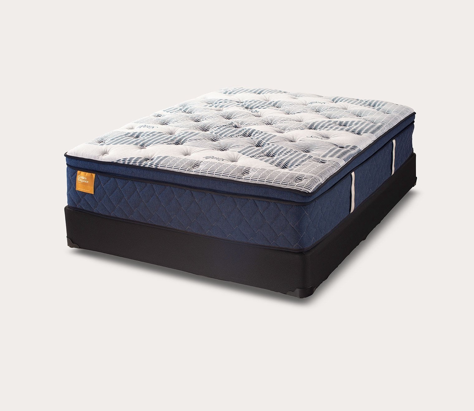 Golden Elegance Gilded Breath Plush Pillow Top Mattress