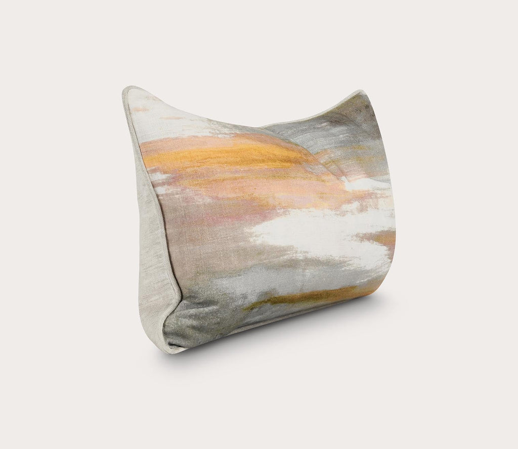 Multi Abstract Lumbar Throw Pillow 14x26