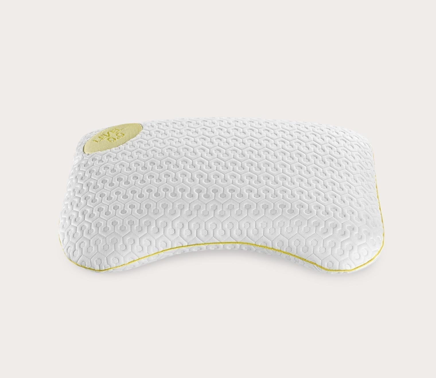Curved Performance Pillow with Adjustable Height Levels