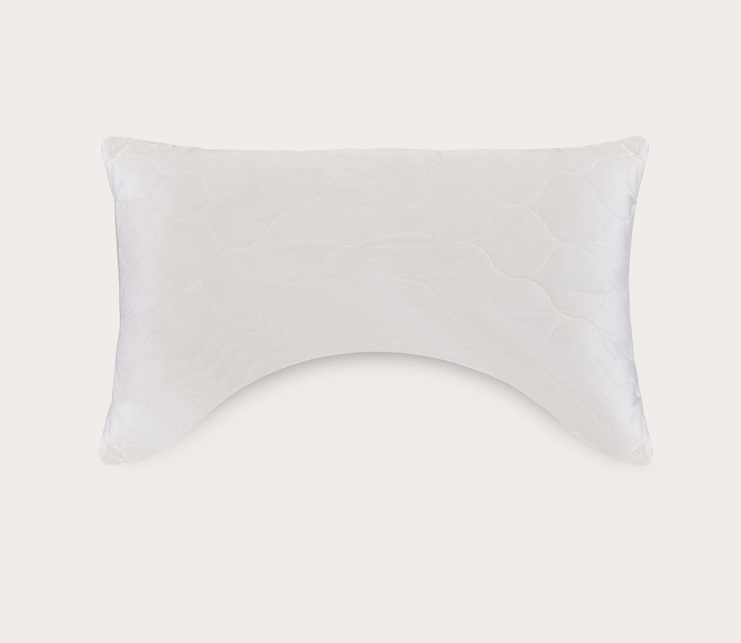 Adjustable Natural Wool Side Pillow with Support