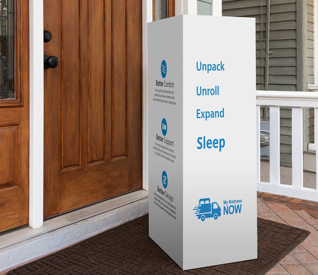 Quietude 8'' Extra Firm Memory Foam Mattress