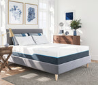 Medium-Firm Gel Memory Foam Mattress Washable Cover 12 Inch