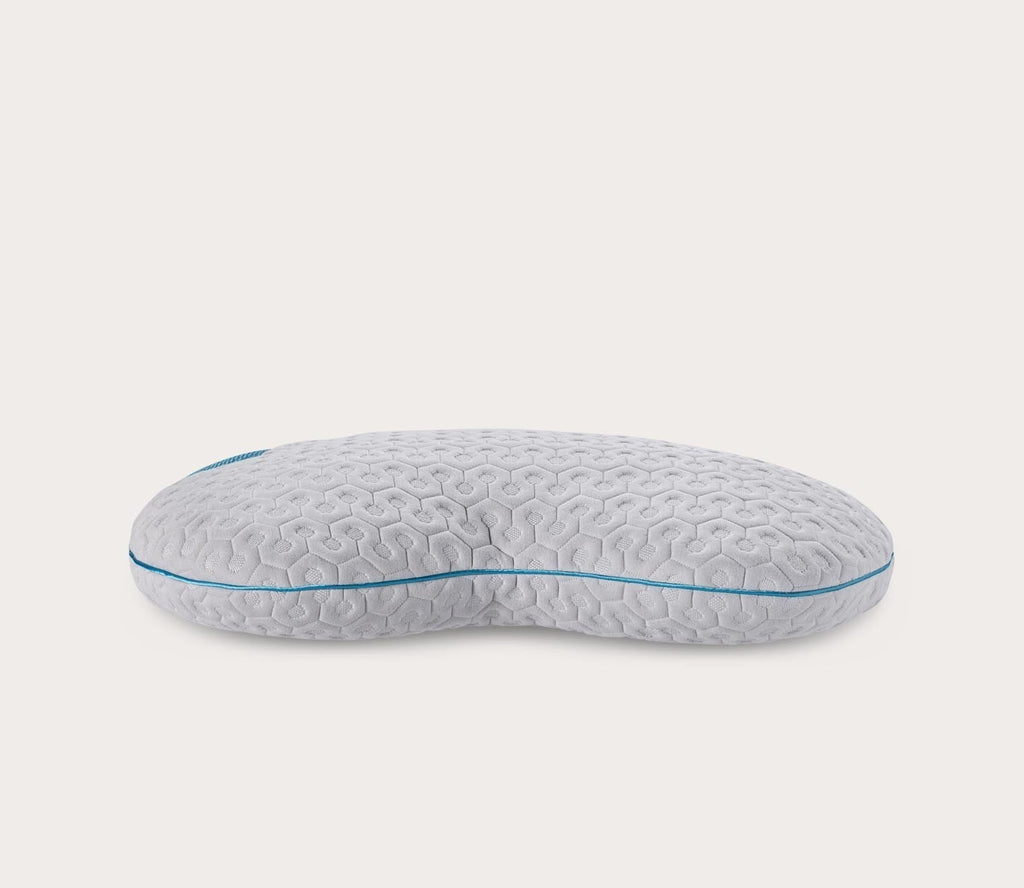 Curved Youth Moisture-Wicking Foam Performance Pillow