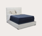 Mittelfeste Federkernmatratze mit Pillow-Top, 850 Federn, zoniert