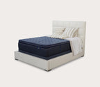 Mittelfeste Federkernmatratze mit Pillow-Top, 850 Federn, zoniert