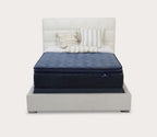 Mittelfeste Federkernmatratze mit Pillow-Top, 850 Federn, zoniert