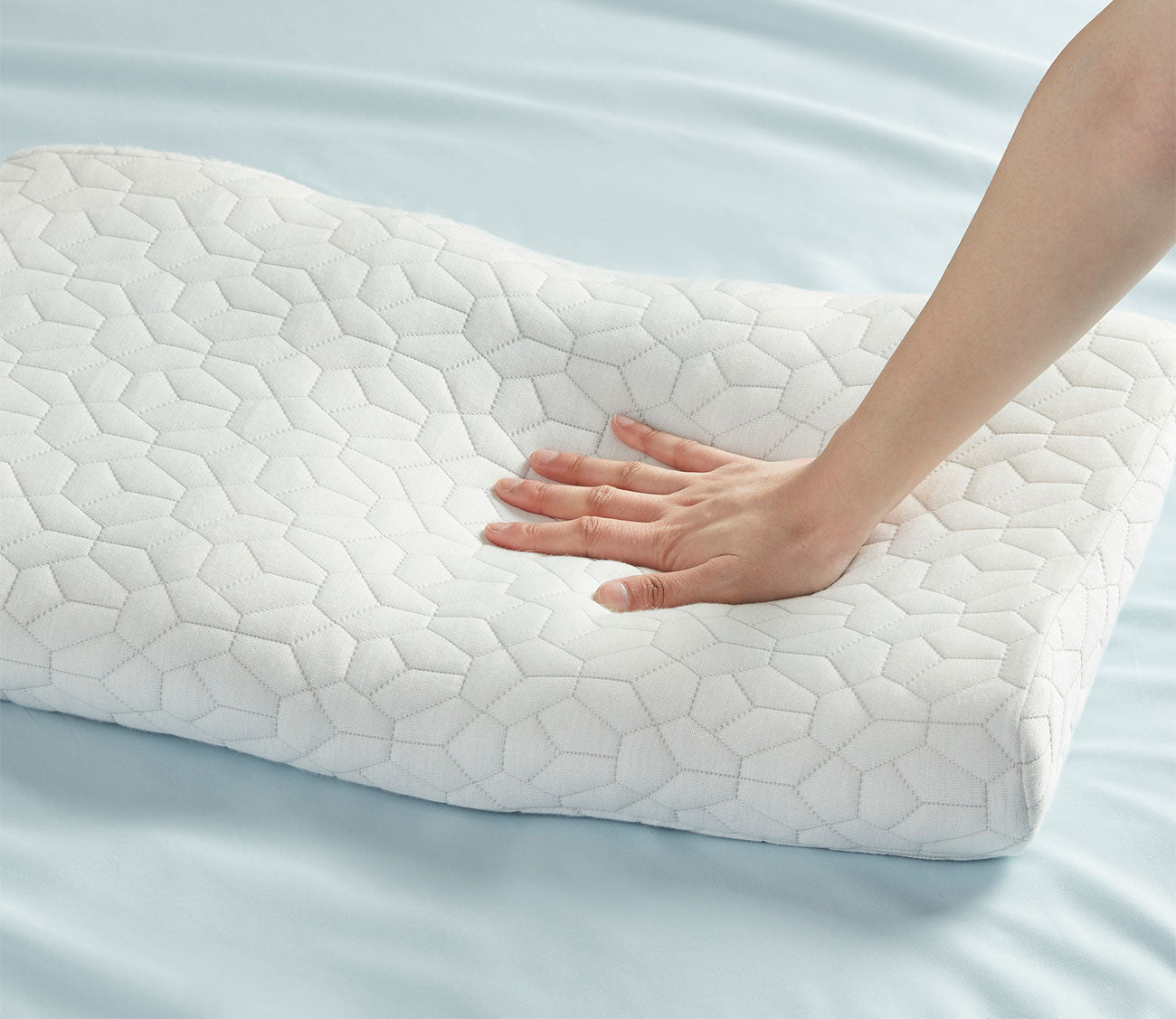 Cooling Gel Contour Memory Foam Support Pillow