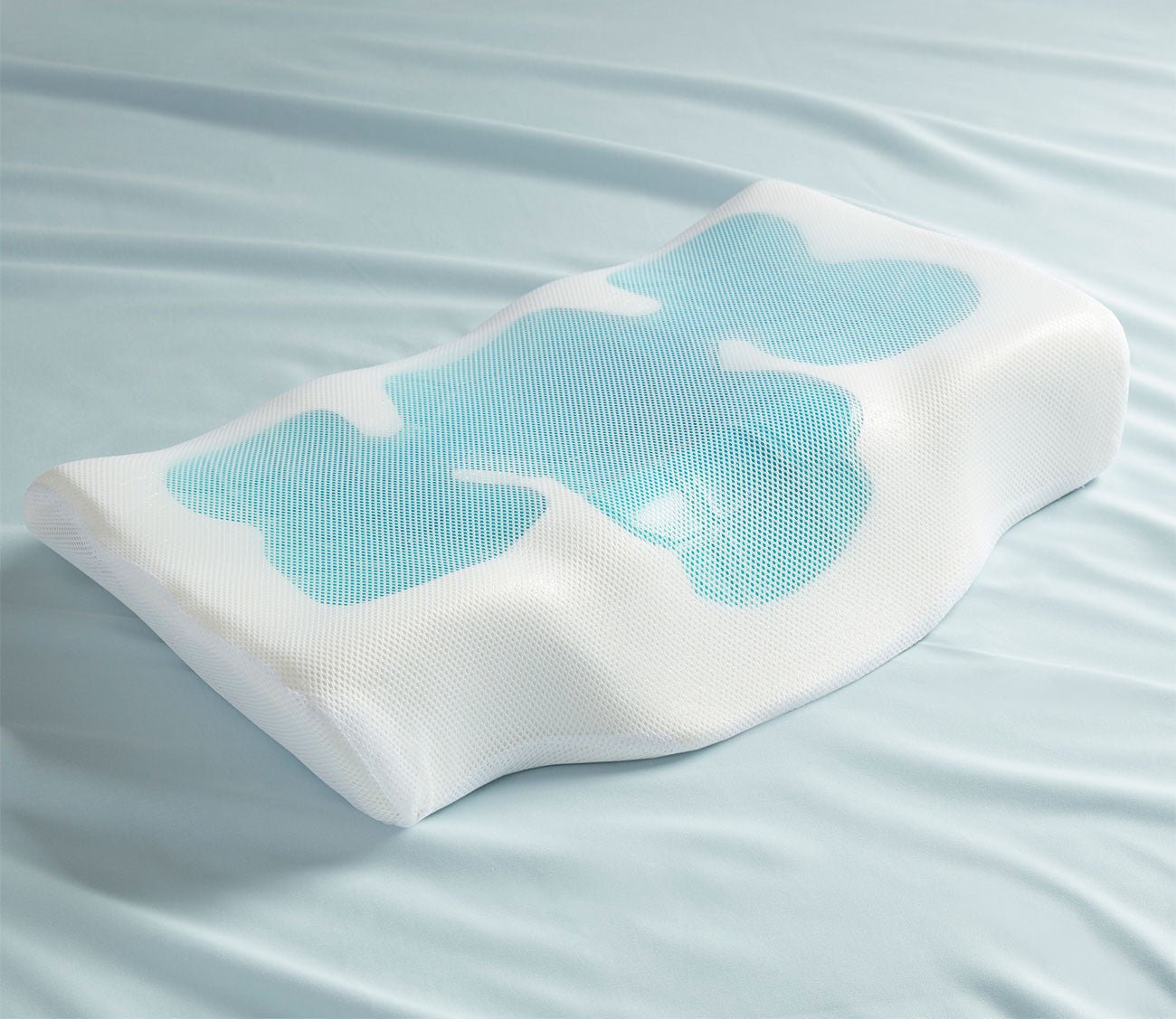 Cooling Gel Contour Memory Foam Support Pillow