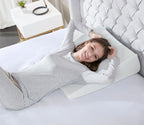 Keilkissen aus Memory-Schaum mit Strickbezug
