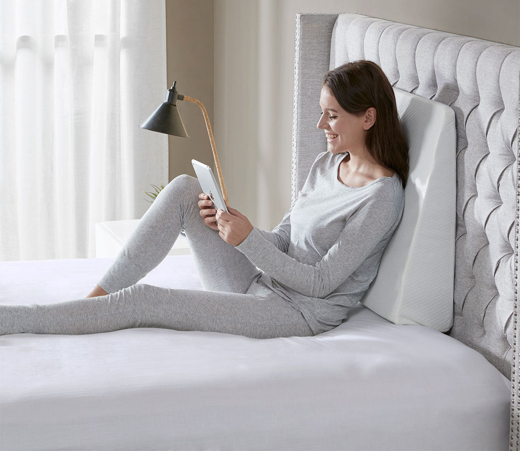 Memory Foam Wedge Support Pillow with Knit Cover