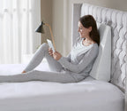 Keilkissen aus Memory-Schaum mit Strickbezug