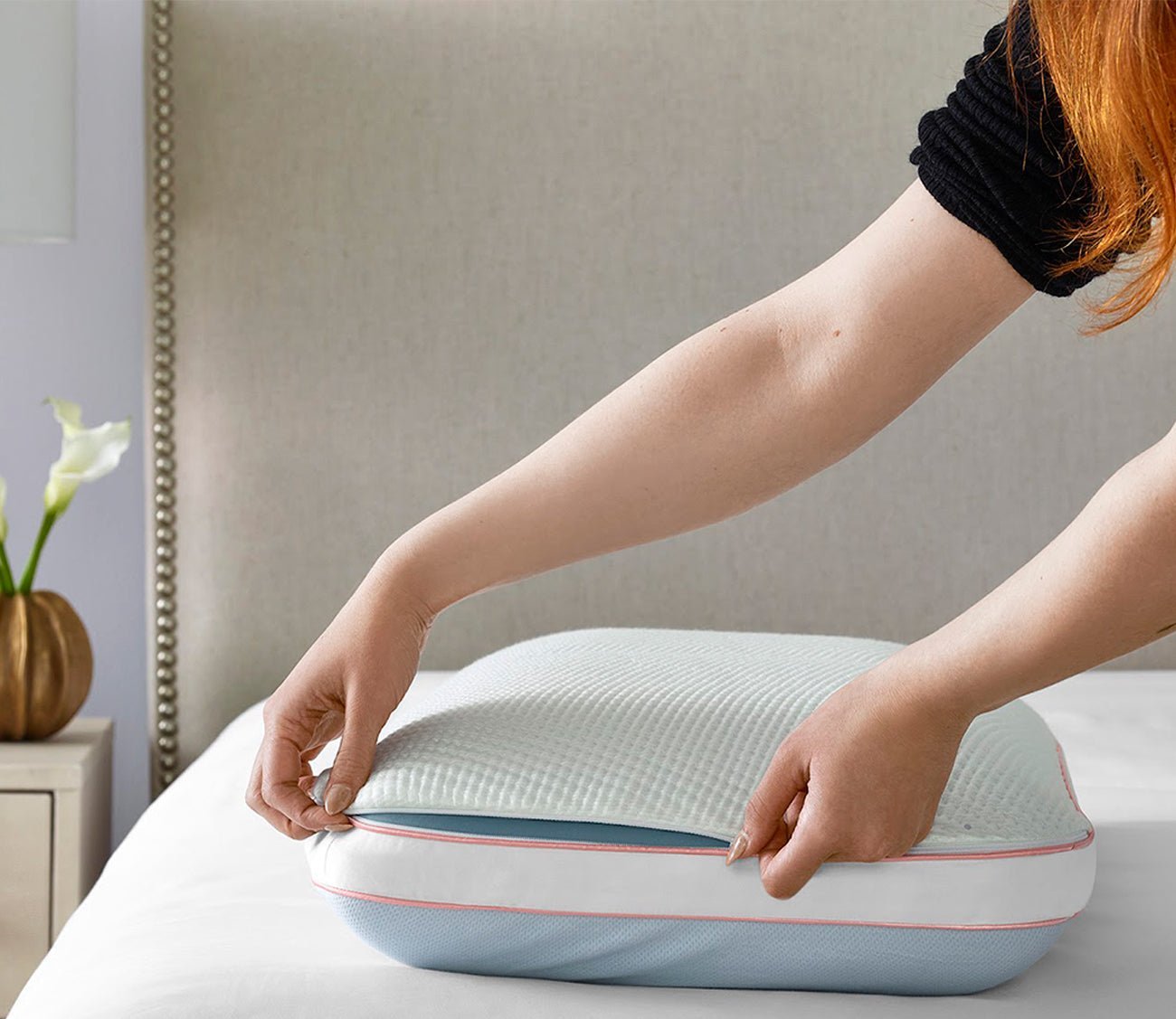 Cool Control Cooling Memory Foam Bed Pillow