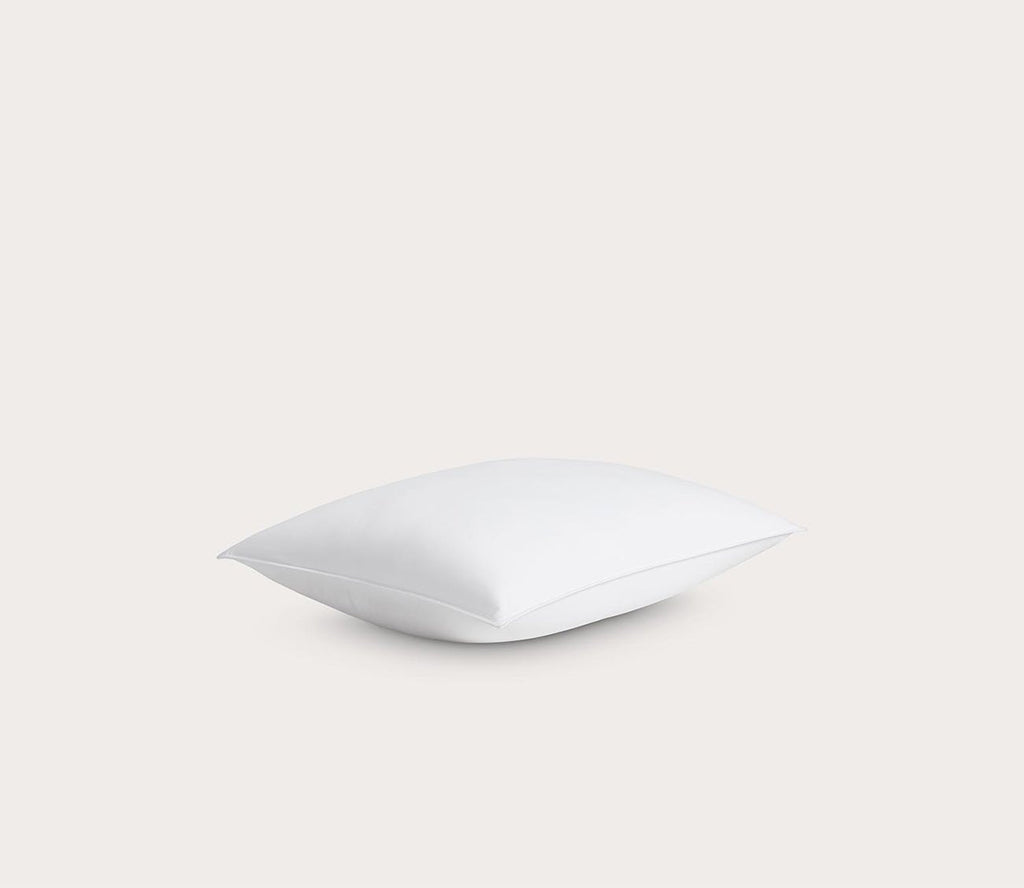 Down and Feather Chamber Pillow with Cotton Sateen Cover