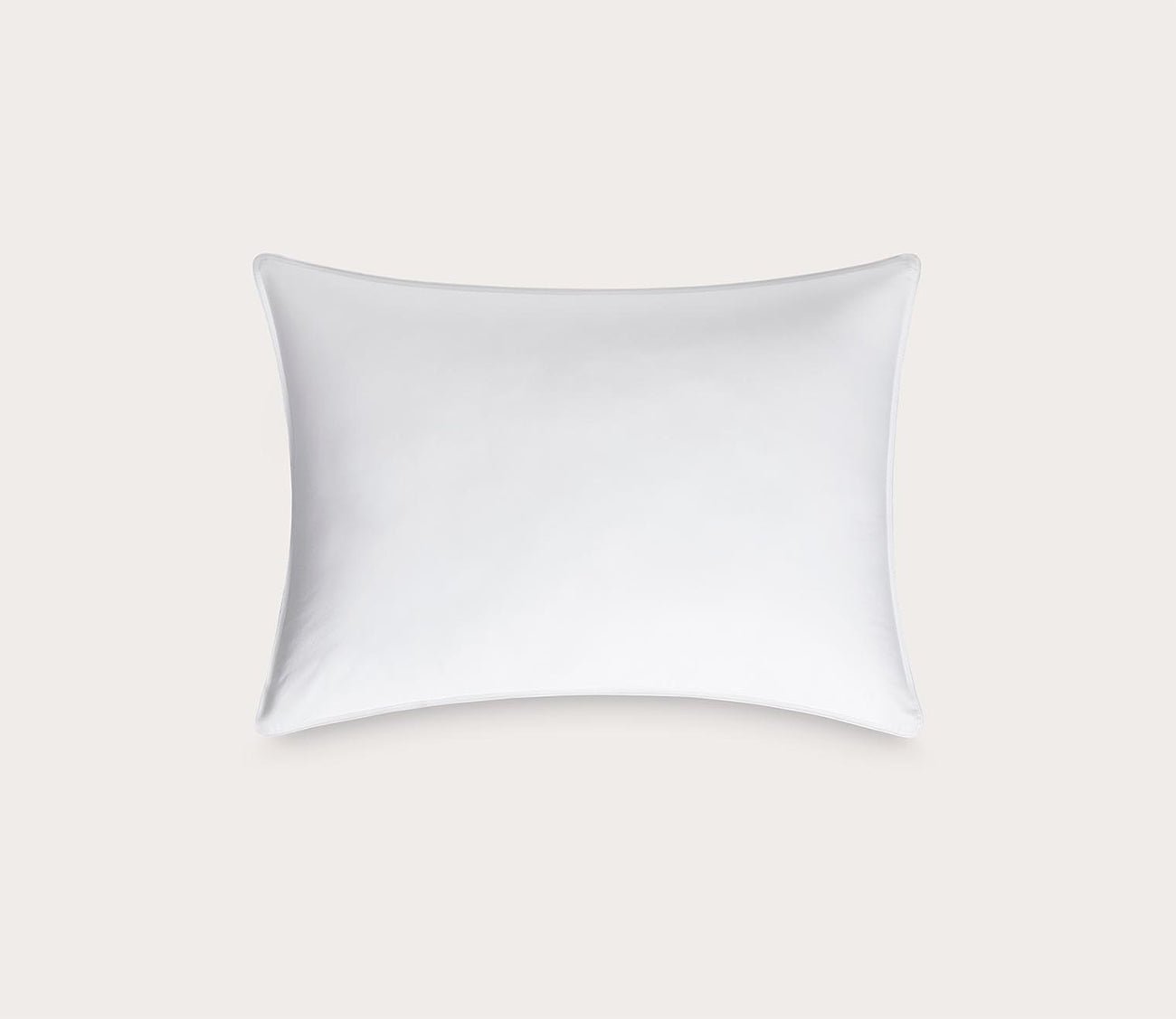 Down and Feather Chamber Pillow with Cotton Sateen Cover