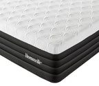 Colchón híbrido de espuma viscoelástica con gel, de firmeza media-alta, de 11.5 pulgadas